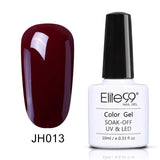 Elite99 Wine Red Colorful Soak Off Nail Gel Polish 1 Piece 10ml Elegant Long Lasting UV Gel Enamel For Nail Art Beauty 36 Colors