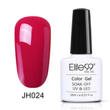 Elite99 Wine Red Colorful Soak Off Nail Gel Polish 1 Piece 10ml Elegant Long Lasting UV Gel Enamel For Nail Art Beauty 36 Colors