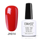 Elite99 Wine Red Colorful Soak Off Nail Gel Polish 1 Piece 10ml Elegant Long Lasting UV Gel Enamel For Nail Art Beauty 36 Colors