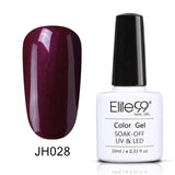 Elite99 Wine Red Colorful Soak Off Nail Gel Polish 1 Piece 10ml Elegant Long Lasting UV Gel Enamel For Nail Art Beauty 36 Colors