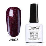 Elite99 Wine Red Colorful Soak Off Nail Gel Polish 1 Piece 10ml Elegant Long Lasting UV Gel Enamel For Nail Art Beauty 36 Colors