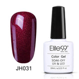 Elite99 Wine Red Colorful Soak Off Nail Gel Polish 1 Piece 10ml Elegant Long Lasting UV Gel Enamel For Nail Art Beauty 36 Colors