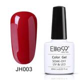 Elite99 Wine Red Colorful Soak Off Nail Gel Polish 1 Piece 10ml Elegant Long Lasting UV Gel Enamel For Nail Art Beauty 36 Colors
