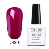 Elite99 Wine Red Colorful Soak Off Nail Gel Polish 1 Piece 10ml Elegant Long Lasting UV Gel Enamel For Nail Art Beauty 36 Colors