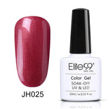 Elite99 Wine Red Colorful Soak Off Nail Gel Polish 1 Piece 10ml Elegant Long Lasting UV Gel Enamel For Nail Art Beauty 36 Colors