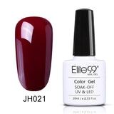 Elite99 Wine Red Colorful Soak Off Nail Gel Polish 1 Piece 10ml Elegant Long Lasting UV Gel Enamel For Nail Art Beauty 36 Colors
