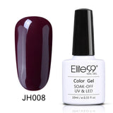 Elite99 Wine Red Colorful Soak Off Nail Gel Polish 1 Piece 10ml Elegant Long Lasting UV Gel Enamel For Nail Art Beauty 36 Colors
