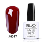 Elite99 Wine Red Colorful Soak Off Nail Gel Polish 1 Piece 10ml Elegant Long Lasting UV Gel Enamel For Nail Art Beauty 36 Colors