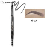 Eyebrow Pencil Crayon Sourcil Sobrancelha Light Brown Eyebrow Automatic Rotating Pencil Double Head Waterproof Eyebrow Makeup