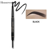 Eyebrow Pencil Crayon Sourcil Sobrancelha Light Brown Eyebrow Automatic Rotating Pencil Double Head Waterproof Eyebrow Makeup