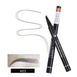 Eyebrow Pencil Microblading Eyebrow Tattoo Pen Waterproof Fork Tip Fine Sketch Microblading Pencil Liquid Eyebrow Pen Makeup