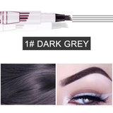 Eyebrow Pencil Tattoo Pen Eyebrow Stencil Brush Liquid Eye Brow Shades Tools Tint Long Lasting Paint Waterproof Cosmetics Set