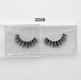 Eyelashes 3D Real Mink Eyelashes Natural Long False Eyelashes 100% Hand Made False Lashes Eye Extension cilios Long lasting