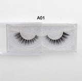 Eyelashes 3D Real Mink Eyelashes Natural Long False Eyelashes 100% Hand Made False Lashes Eye Extension cilios Long lasting