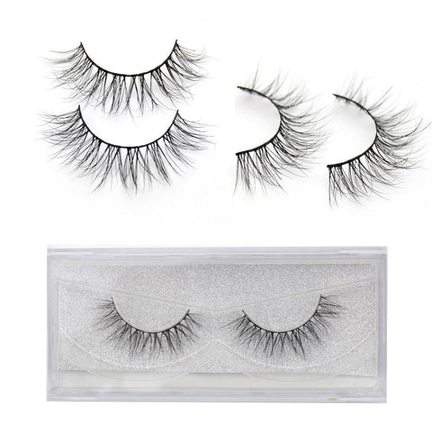 Eyelashes 3D Real Mink Eyelashes Natural Long False Eyelashes 100% Hand Made False Lashes Eye Extension cilios Long lasting