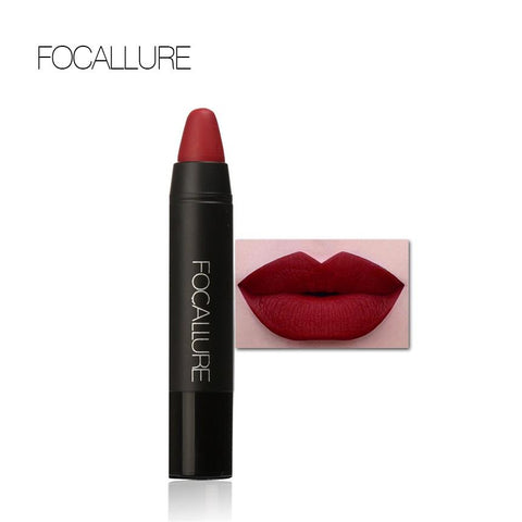 FOCALLURE 1 Pc Lipstick Matte Waterproof Magic Lip Stick Long Lasting Makeup Nude Lip Gloss 24 Colors Available Lip Cosmetic