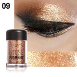 FOCALLURE Good Makeup Glitter Mermaid Eye Shadow Cosmetic Diamond Lips Loose Pigment Powder Eyes Make Up Shiny Eyeshadow JS 2018