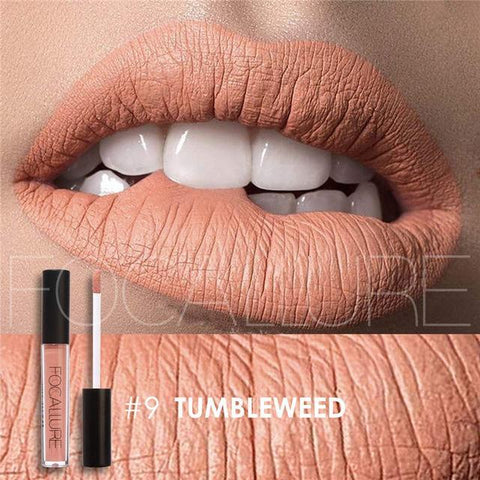 FOCALLURE Liquid Lipstick Hot Sexy Colors Lip Paint Matte Lipstick Waterproof Long Lasting Lip Gloss Lip Kit