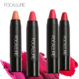 FOCALLURE Matte Lipstick 19 Colors Waterproof Long-lasting Easy to Wear Maquiagem Profesional Lipstick Nude Lips Makeup