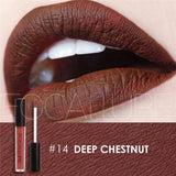 FOCALURE Brand Pro Makeup Waterproof batom Tint Lip Gloss Red Velvet True Brown Nude Matte Lipstick Colourful Maquiagem