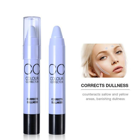 Face Concealer CC Color Corrector Stick Face Base Makeup Corrector Pencils Contour Stick for Highlighter Redness Circles