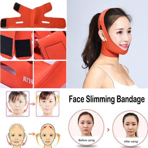 Face Messager Lift Face Mask Slimming Facial Thin Masseter Double Chin Skin Thin Face Bandage Belt Women Face Care Beauty Tools