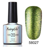 FairyGlo 10ML Bling Gel Nail Polish UV  litter Nail Gel Paint Gellak Hybrid Varnish Soak Off Semi Permanent Gel Polish Nail Art