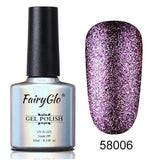 FairyGlo 10ML Bling Gel Nail Polish UV  litter Nail Gel Paint Gellak Hybrid Varnish Soak Off Semi Permanent Gel Polish Nail Art