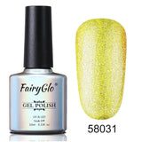 FairyGlo 10ML Bling Gel Nail Polish UV  litter Nail Gel Paint Gellak Hybrid Varnish Soak Off Semi Permanent Gel Polish Nail Art