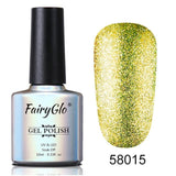 FairyGlo 10ML Bling Gel Nail Polish UV  litter Nail Gel Paint Gellak Hybrid Varnish Soak Off Semi Permanent Gel Polish Nail Art