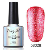 FairyGlo 10ML Bling Gel Nail Polish UV  litter Nail Gel Paint Gellak Hybrid Varnish Soak Off Semi Permanent Gel Polish Nail Art