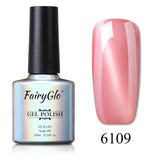 FairyGlo 10ML Nail Gel Varnish UV LED Cat Eye Gel Nail Polish Magnet Hybrid Varnish Lucky Lacquer Gel Stamping Primer Base Top