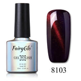 FairyGlo 10ML Nail Gel Varnish UV LED Cat Eye Gel Nail Polish Magnet Hybrid Varnish Lucky Lacquer Gel Stamping Primer Base Top