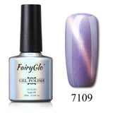 FairyGlo 10ML Nail Gel Varnish UV LED Cat Eye Gel Nail Polish Magnet Hybrid Varnish Lucky Lacquer Gel Stamping Primer Base Top