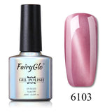 FairyGlo 10ML Nail Gel Varnish UV LED Cat Eye Gel Nail Polish Magnet Hybrid Varnish Lucky Lacquer Gel Stamping Primer Base Top