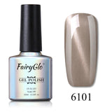 FairyGlo 10ML Nail Gel Varnish UV LED Cat Eye Gel Nail Polish Magnet Hybrid Varnish Lucky Lacquer Gel Stamping Primer Base Top