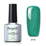 FairyGlo 10ML UV LED Stamping Paint Nail Polish Bling Glitter Nail Gelpolish Nail Art Enamel Vernis a Ongle Nagellak Lucky Ink