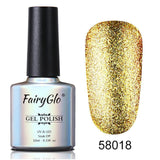 FairyGlo 10ML UV LED Stamping Paint Nail Polish Bling Glitter Nail Gelpolish Nail Art Enamel Vernis a Ongle Nagellak Lucky Ink