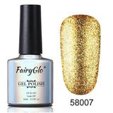 FairyGlo 10ML UV LED Stamping Paint Nail Polish Bling Glitter Nail Gelpolish Nail Art Enamel Vernis a Ongle Nagellak Lucky Ink