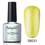 FairyGlo 10ML UV LED Stamping Paint Nail Polish Bling Glitter Nail Gelpolish Nail Art Enamel Vernis a Ongle Nagellak Lucky Ink