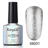 FairyGlo Nail Gel 10ML UV LED Platinum Gel Varnish Glitter Gel Nail Polish Gellak Lacquer Nail Art Enamel Nail Varnishes Gel Lak