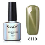 FairyGlo UV Nail Gel 10ML Cat Eye Magnet Gel Nail Polish Wine Red Jude Long Lasting Nail Gel Hybrid Varnish Magnet Lucky Lacquer