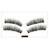 False Eyelashes Magnetic Natural 3 Magnets Set Natural Long Wearing Without Glue Long Lasting Multiple Magnetic Eyelashes