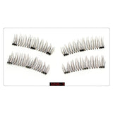 False Eyelashes Magnetic Natural 3 Magnets Set Natural Long Wearing Without Glue Long Lasting Multiple Magnetic Eyelashes