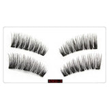 False Eyelashes Magnetic Natural 3 Magnets Set Natural Long Wearing Without Glue Long Lasting Multiple Magnetic Eyelashes