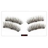 False Eyelashes Magnetic Natural 3 Magnets Set Natural Long Wearing Without Glue Long Lasting Multiple Magnetic Eyelashes