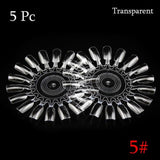 False Nail Tips Color Card Manicure Nail Art Practice Slice Board Pink Clear White Buckle Ring DIY Nail Display Tools