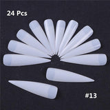 False Nail Tips Color Card Practice Display Tools Transparent White Buckle Ring Manicure Nail Art Tool