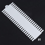 False Nail Tips Color Card Practice Display Tools Transparent White Buckle Ring Manicure Nail Art Tool