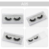 False eyelash 3D Mink Eyelashes Cruelty Free Natural Extension Long Cross Thick Mink Lashes Handmade Eye Lashes 34 style A01-A22